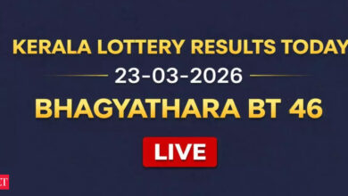 Kerala Bhagyathara BT-46 lottery result out today, 23-03-2026; Check ₹1 crore prize winner and complete list here