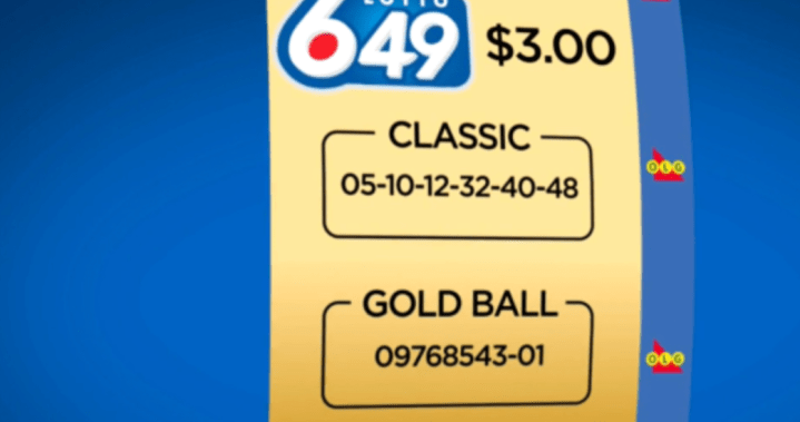 Winning Lotto 6/49 Gold Ball jackpot ticket worth $16M sold in Peterborough  | Globalnews.ca