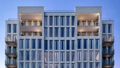 rendering of a multi-story apartment building