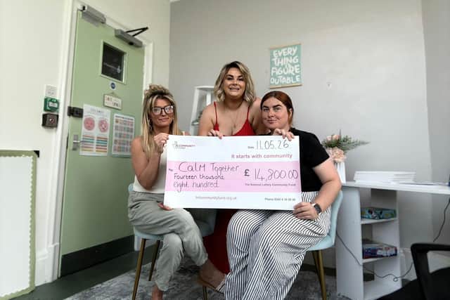 New support group Calm Together is celebrating its funding from National Lottery.