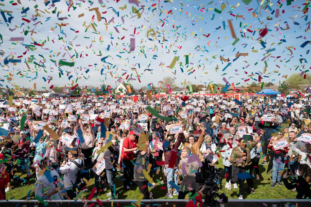 Celebration, as Sutton-on-Sea residents share their £12.3million prize.