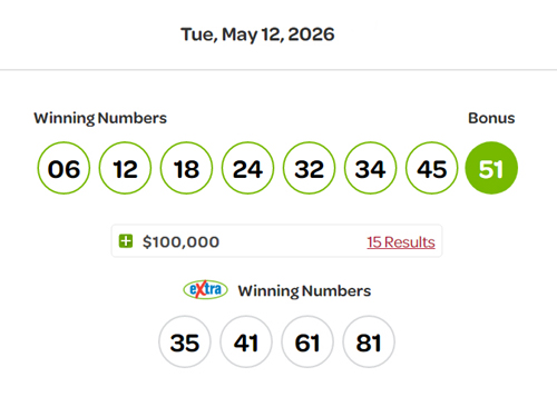 winning numbers, lotto max, May 12, 2026