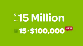 lotto max, $15 million