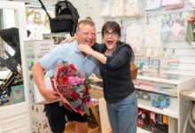 Delivery driver who quit job after lottery win spreads joy at former workplace