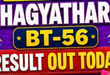 Kerala Lottery Bhagyathara BT-56 result out today (01-06-2026); check Rs 1 crore prize winning number and full list here
