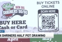 Winning number drawn today for Hadi Shriners Half Pot