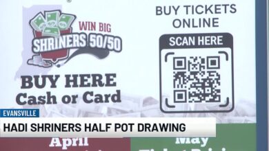 Winning number drawn today for Hadi Shriners Half Pot