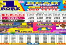Nagaland Sambad Lottery Result Today, 18 February, 2026: Dear Day 6PM Wednesday Weekly Lucky Draw Winners List