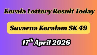 Kerala Lottery Result Today April 17: Suvarna Keralam SK 49 Results ANNOUNCED: Check 1st Prize Rs. 1Cr Winner