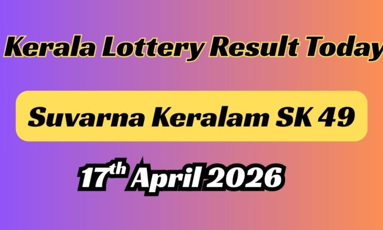 Kerala Lottery Result Today April 17: Suvarna Keralam SK 49 Results ANNOUNCED: Check 1st Prize Rs. 1Cr Winner