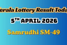 Samrudhi SM-49 Results 05-04-2026: Kerala Lottery Result Today Declared: Check 1st Prize Winner & How to Claim