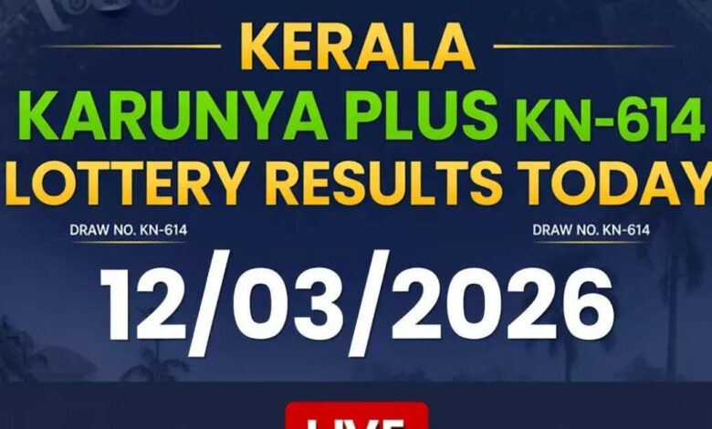 Kerala Karunya Plus KN 614 lottery result today, 12/03/2026; Check ₹1 crore prize winner and complete list here