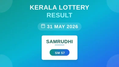 Samrudhi Lottery Result On May 31, 2026 | Samrudhi SM-57 Live Kerala Lottery Results Declared: First Price, Full Winning Numbers