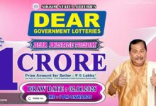 Sikkim State Lottery Result: June 2, 2026, 6 PM Live - Watch Streaming Of Winners List Of Dear Prestige Tuesday Weekly Draw