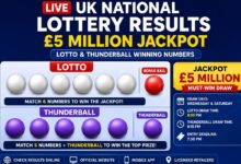 [LIVE] UK National Lottery Results: £5 Million Jackpot Lotto & Thunderball Winning Numbers To Be Announced for June 3 Wednesday Draw | How to Check Results Online & What Happens If Jackpot Is Not Won?