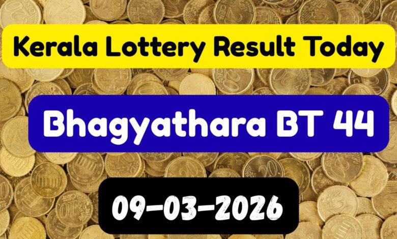 Kerala Lottery Result Today, March 9: Bhagyathara BT 44 Result Announced; Check 1st Prize Rs. 1 Cr Winner
