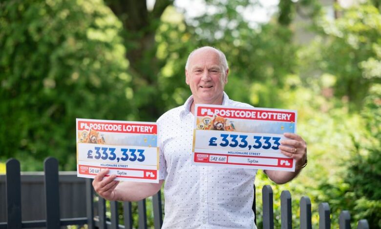 Allan buys two Postcode Lottery tickets by mistake - now he's won £666k