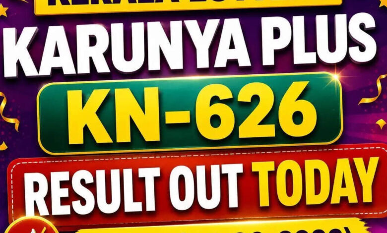 Kerala Lottery Karunya Plus KN-626 result out today (04-06-2026); check Rs 1 crore prize winning number and full list here