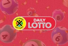 Daily Lotto and Daily Lotto Plus results.