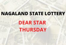 Nagaland State Lottery Sambad Dear Star Thursday result for