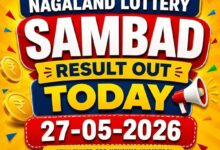 Nagaland Dear Wednesday Lottery Result Out Today (27 May 2026); check Rs 1 cr winning number and full list here