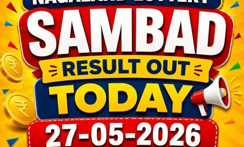 Nagaland Dear Wednesday Lottery Result Out Today (27 May 2026); check Rs 1 cr winning number and full list here
