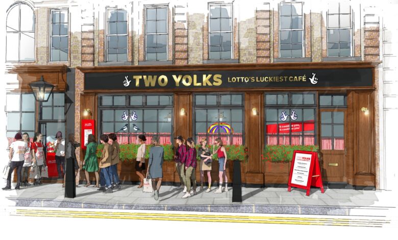 LOTTO OPENS ‘TWO YOLKS’ LUCKY CAFÉ IN LONDON AS NEARLY 28 MILLION BRITS SAY LUCK IN TWOS IS TOO GOOD TO IGNORE! - What To Drink Now
