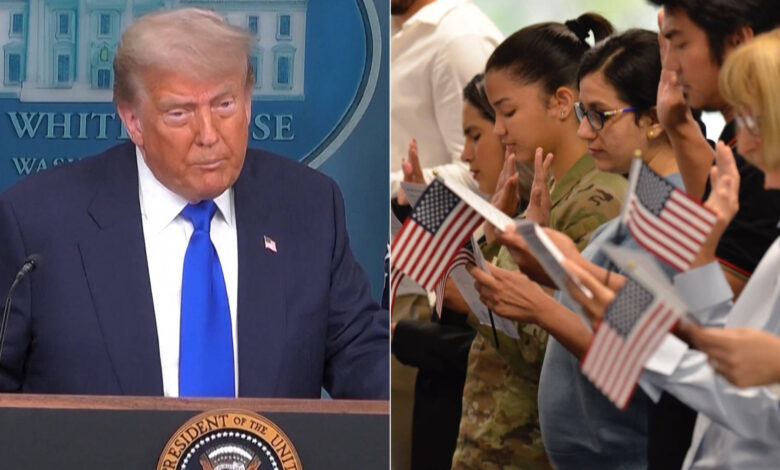 Trump Targets Birthright Citizenship, Visa Lottery, and Naturalized Citizens