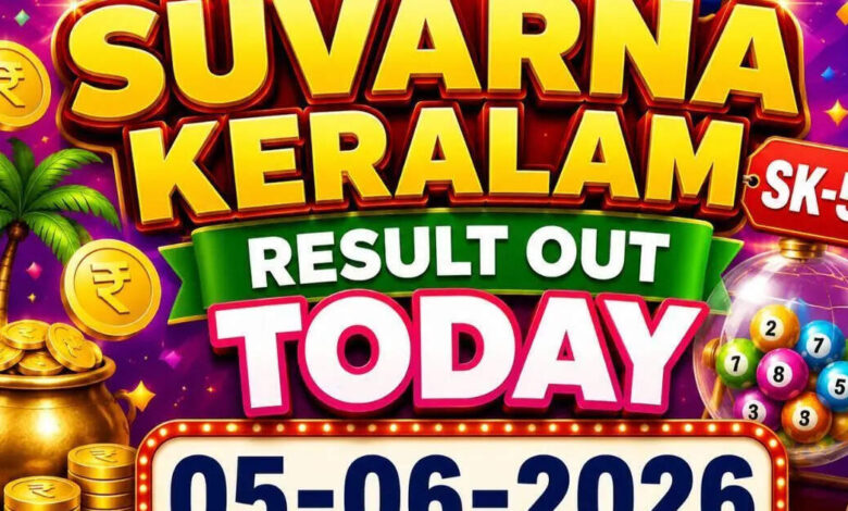 Kerala Lottery Suvarna Keralam SK-55 result out today (05-06-2026); check Rs 1 crore prize winning number and full list here