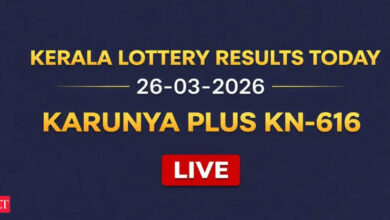 Kerala Karunya Plus KN-616 lottery result out today, 26-03-2026; Check ₹1 crore prize winner and complete list here