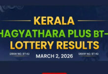 Kerala Bhagyathara BT-43 lottery results today (March 2, 2026); ₹1 crore prize winner and complete list here
