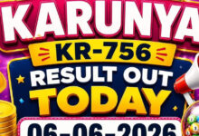 Kerala Lottery Karunya KR-756 result out today (06-06-2026); check Rs 1 crore prize winning number and full list here