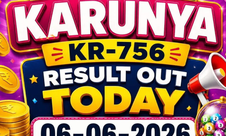 Kerala Lottery Karunya KR-756 result out today (06-06-2026); check Rs 1 crore prize winning number and full list here