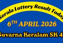 Kerala Lottery Result Today 10/04/2026: Suvarna Keralam SK 48 Results DECLARED; Who Won Rs. 1Cr?