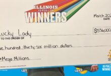 Illinois woman claims $536M Mega Millions jackpot purchased online