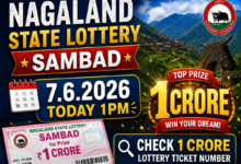 OUT | Nagaland State Lottery Result Today 07.06.2026, Sambad 1 PM Bumper Lottery Result LIVE: Check Complete Winner's List| 1st Prize ₹1 Crore Ticket 84L 38818