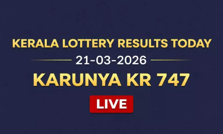 Kerala Karunya KR-747 lottery result out today, 21-03-2026; Check ₹1 crore prize winner and complete list here