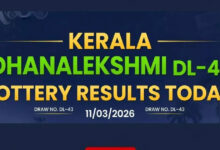 Kerala lottery result today Dhanalekshmi DL-43 (11/03/2026); Check ₹1 crore jackpot winner and complete list here