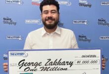 Massachusetts lottery winner says he'll use $1 million prize to help his mother retire