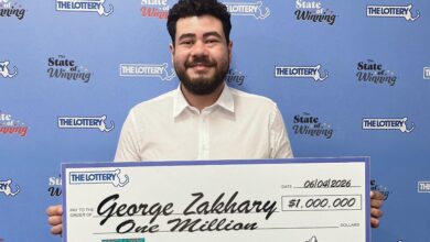 Massachusetts lottery winner says he'll use $1 million prize to help his mother retire