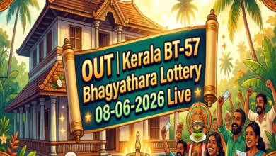 OUT | Kerala BT-57 Bhagyathara Lottery 08-06-2026 Live: Check Bhagyathara Lottery Winning Ticket Numbers For June 8, 2026 | First Prize Rs 1 Crore Ticket Number is BE 603224