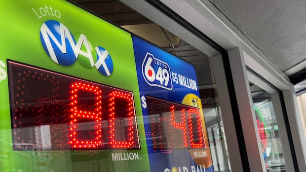 After 3 months, Ontario-record $80M lotto ticket sold in London is in the process of being claimed | CBC News