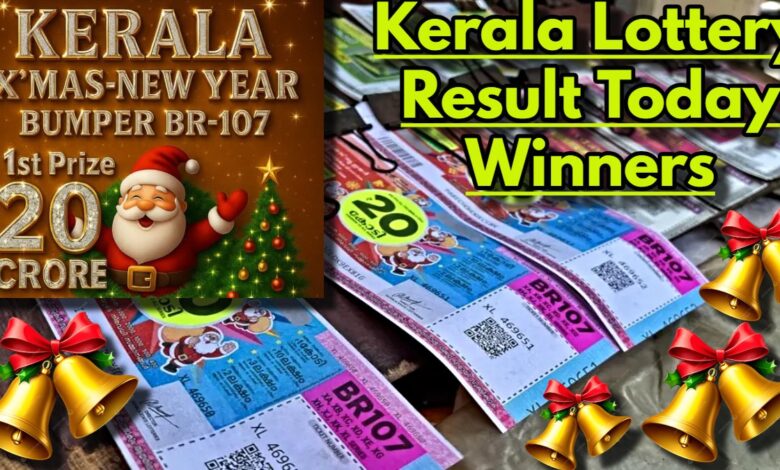 Kerala Lottery Result On 24-01-2026 For Christmas New Year Bumper BR 107; Rs 20 Cr 1st Prize, Winnes List