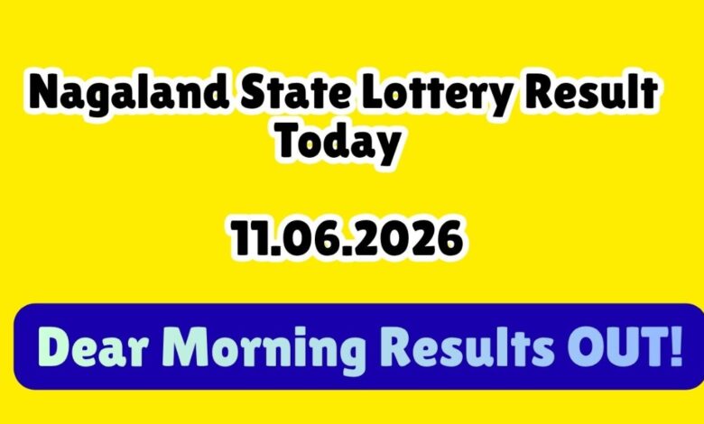 Nagaland Sambad Lottery Result Today, 11-06-2026 LIVE: Dear 1PM Thursday Weekly Lucky Draw Winners List Out