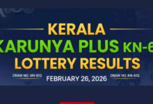 Kerala lottery results live for Karunya Plus KN-612 (February 26, 2026): ₹1 crore winning number and others here