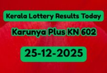 Kerala Lottery Result Today, 25th Dec: Karunya Plus KN 603 Draw Announced; Who Won the 1st Prize?