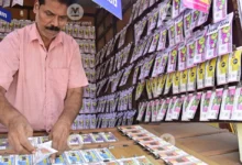 A view of a lottery agency in Kollam. Photo: Manorama Archives