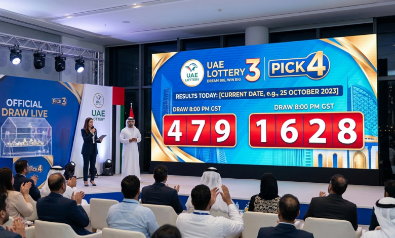 UAE Lottery Pick 3, 4 Result Today (11-06-2026): Check winning numbers, draw timings, total price amount and other details