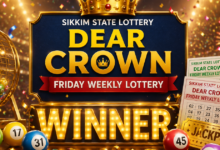 Sikkim State Dear Crown Friday Weekly Lottery result declared (12-06-2026): Check winning numbers and prize details