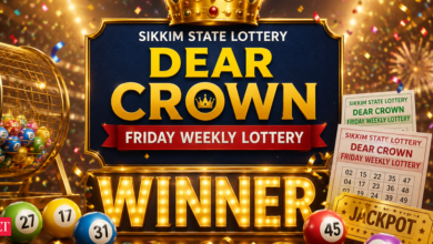 Sikkim State Dear Crown Friday Weekly Lottery result declared (12-06-2026): Check winning numbers and prize details